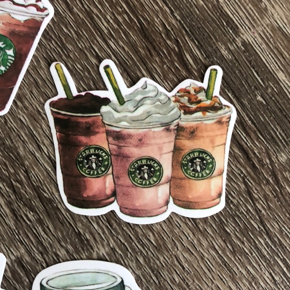 Assorted Starbucks Stickers - Picture 2 of 5
